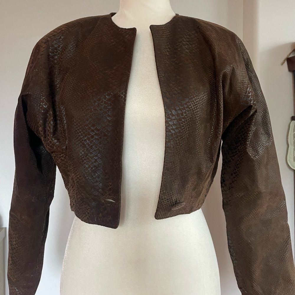 Danier leather Cropped Jacket